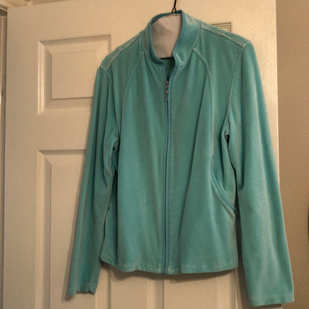 Talbots velour Jacket